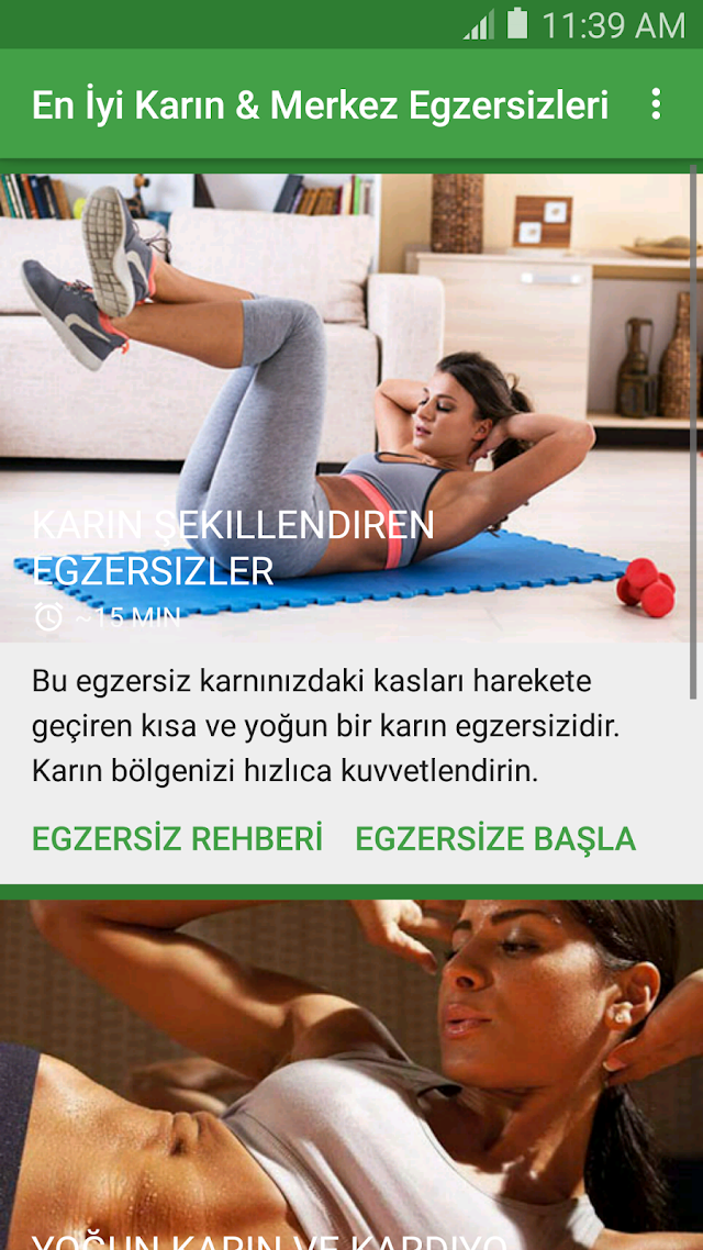 En İyi Karın Egzersizleri Resimleri