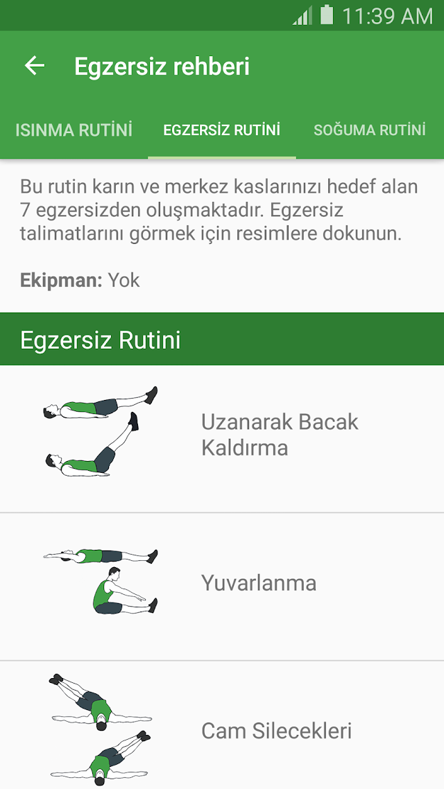 En İyi Karın Egzersizleri Resimleri