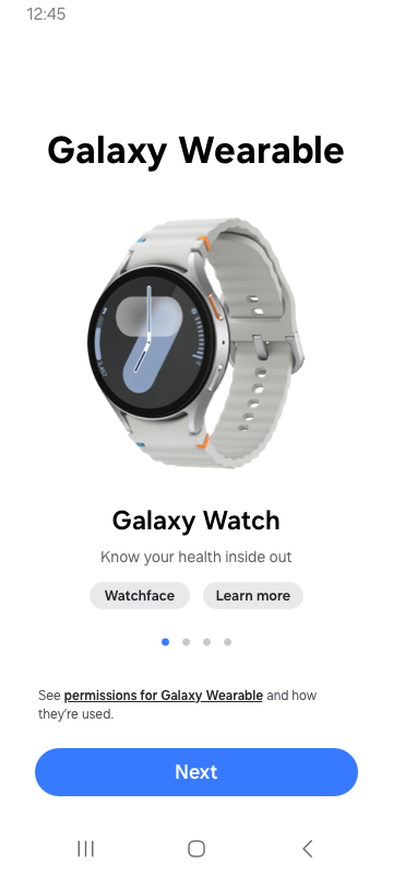 Galaxy Wearable (Samsung Gear) Resimleri