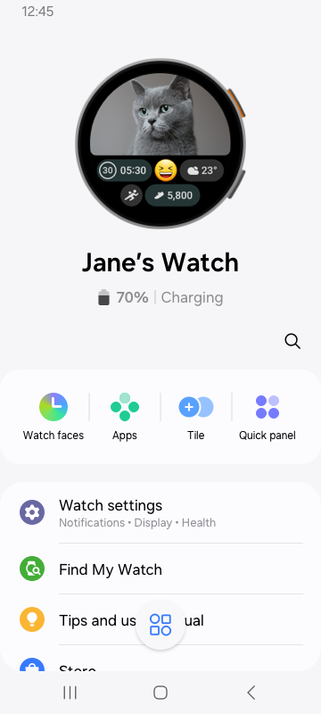 Galaxy Wearable (Samsung Gear) Resimleri
