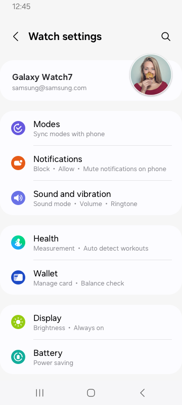Galaxy Wearable (Samsung Gear) Resimleri