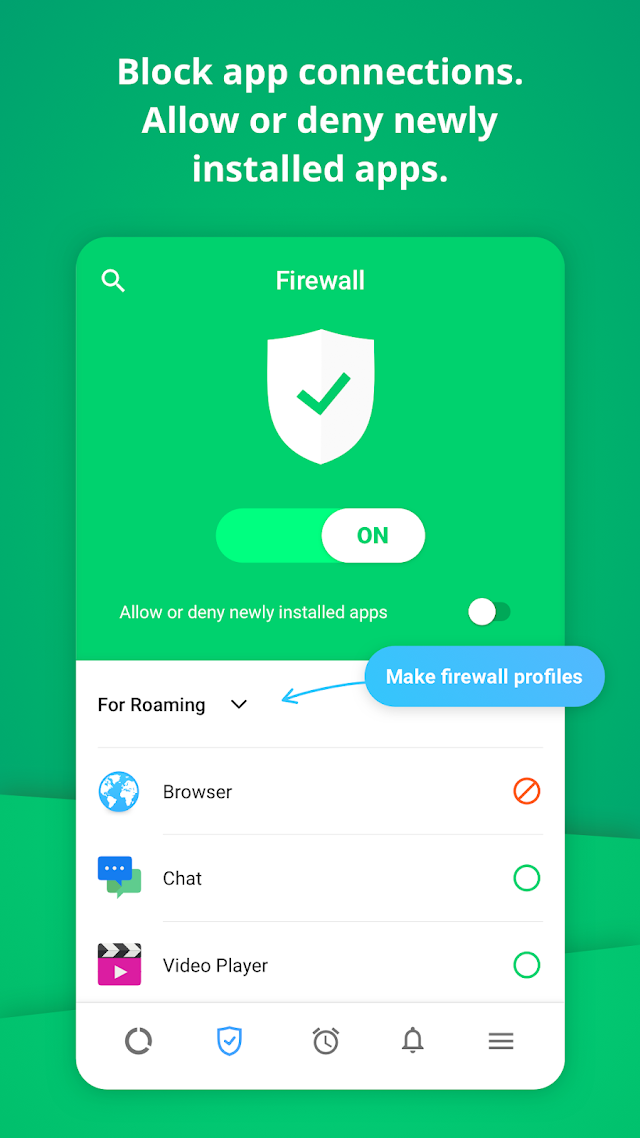 GlassWire Data Usage Monitor Resimleri