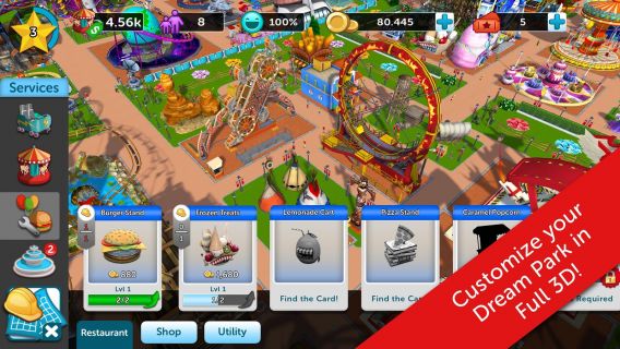 RollerCoaster Tycoon Touch Resimleri