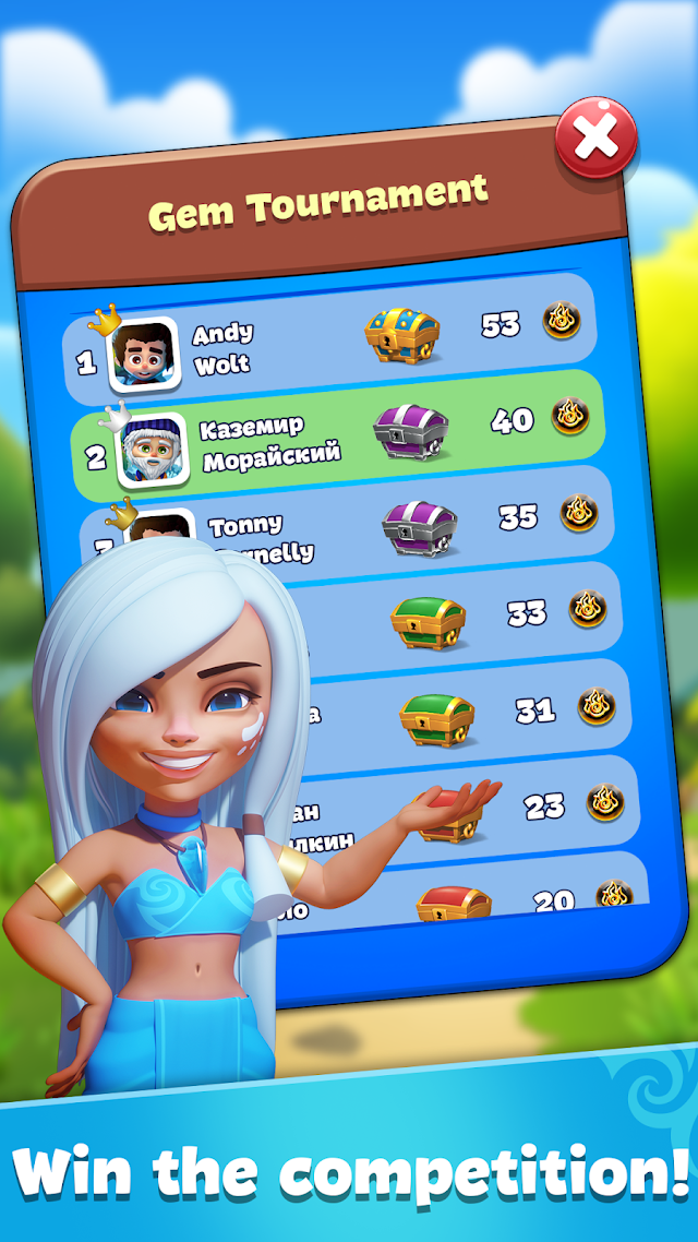 Gemmy Lands: Match 3 Games Resimleri