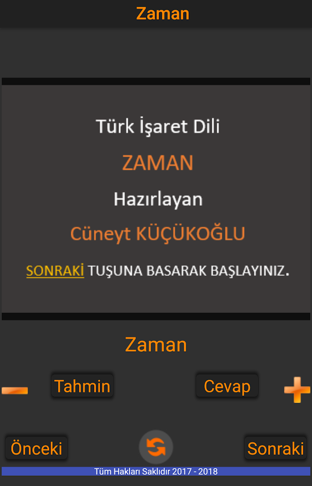 İşaret Dili - Hareketli Sözlük Resimleri