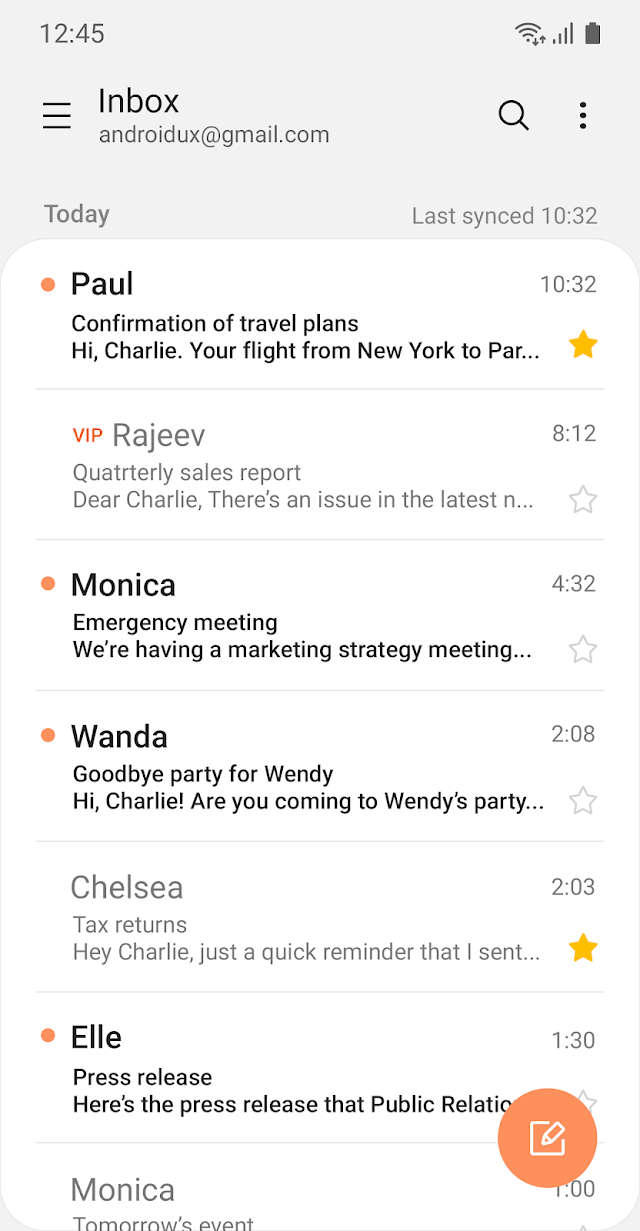 Samsung Email Resimleri