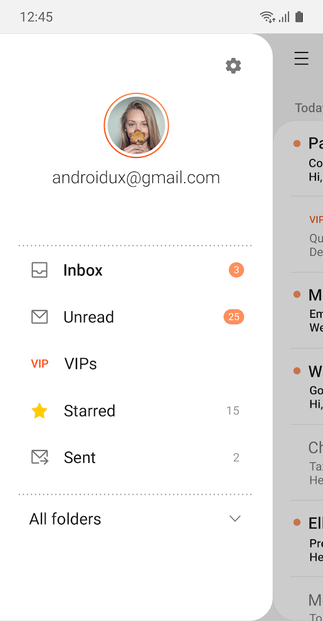 Samsung Email Resimleri