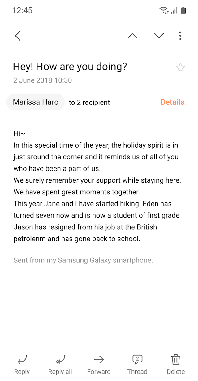 Samsung Email Resimleri