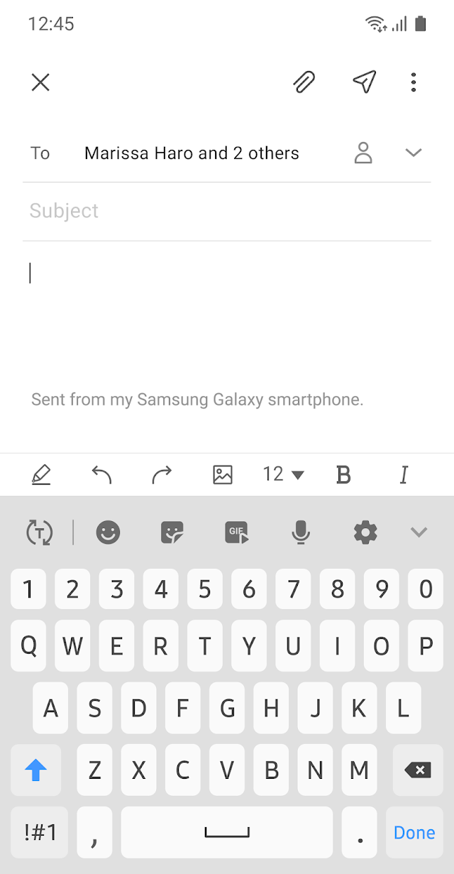 Samsung Email Resimleri