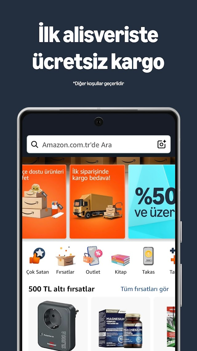 Amazon.com.tr Mobile Alışveriş Resimleri