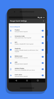 Nougat Quick Settings Resimleri