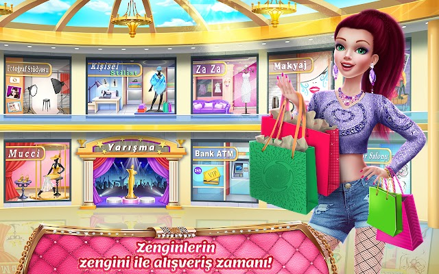 Zengin Kız - Alışveriş Oyunu Resimleri