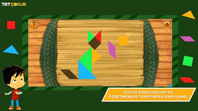 TRT Ege ile Gaga Tangram Resimleri