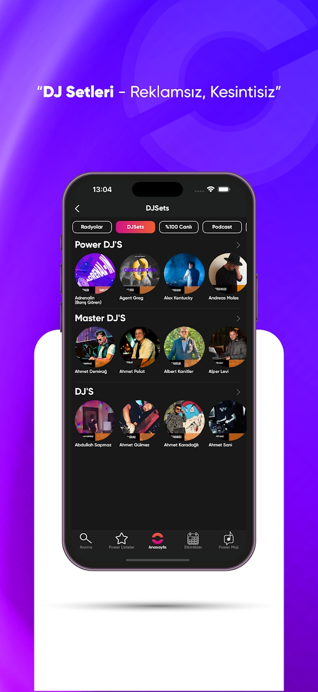 PowerApp: Radyo, Podcast, DJ Resimleri
