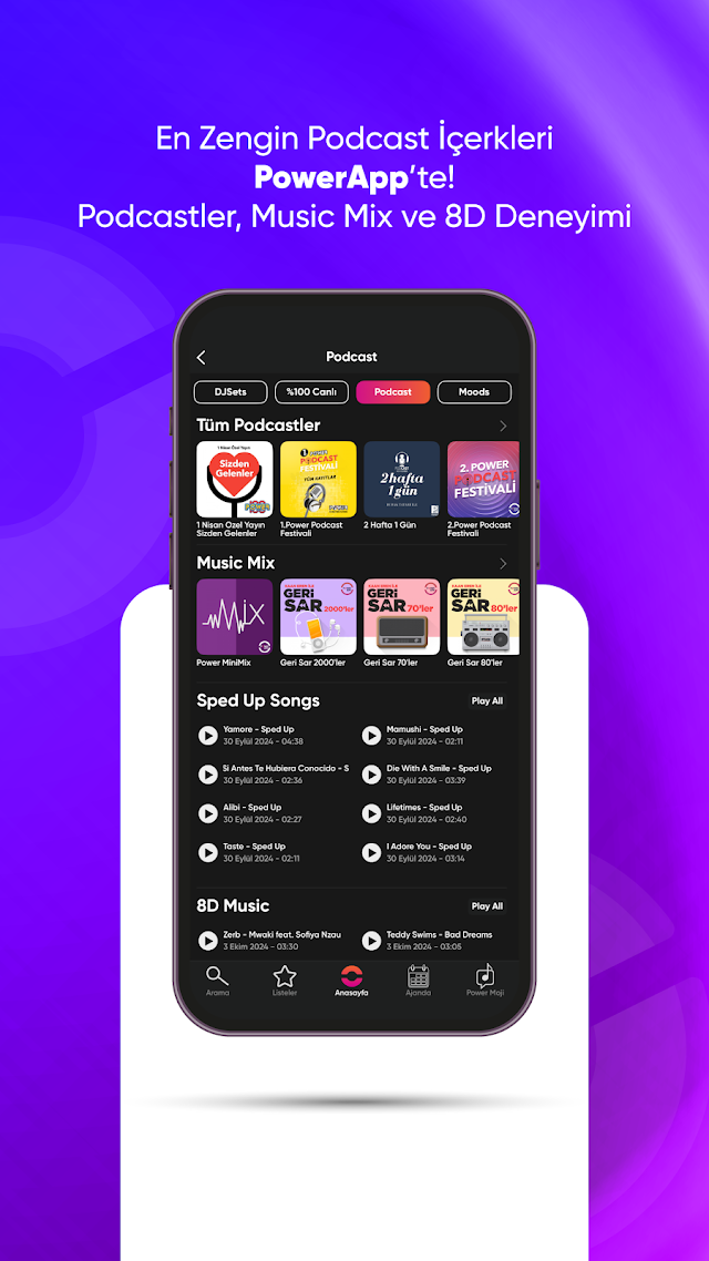 PowerApp: Radyo, Podcast, DJ Resimleri