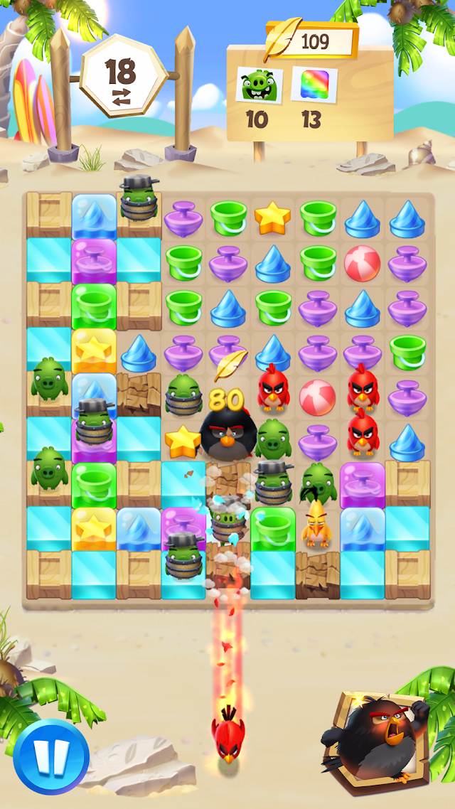 Angry Birds Match 3 Resimleri
