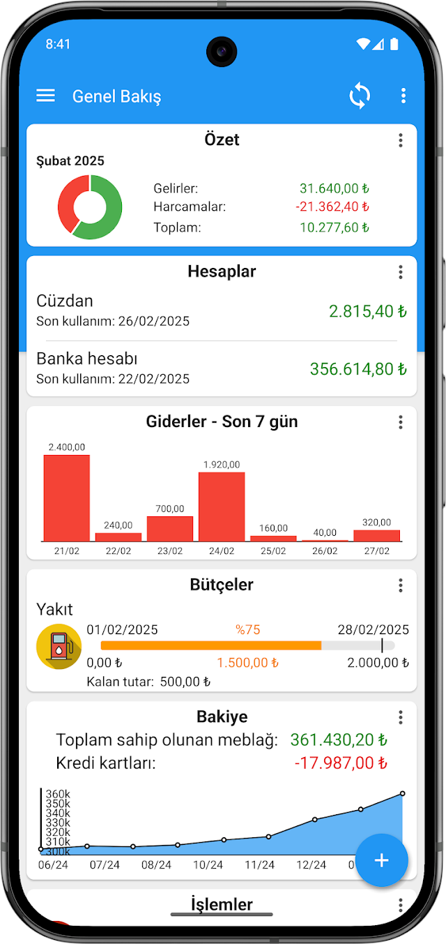 Hızlı Bütçe – Gider Yöneticisi Resimleri