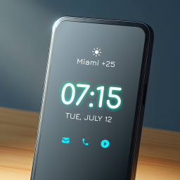 Android Her Zaman A��k Ekran ikonu