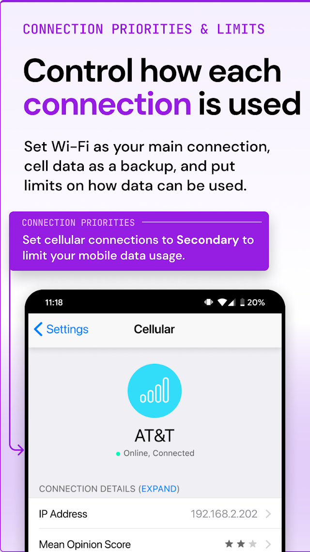 Speedify: Bond Satellite + 5G Resimleri
