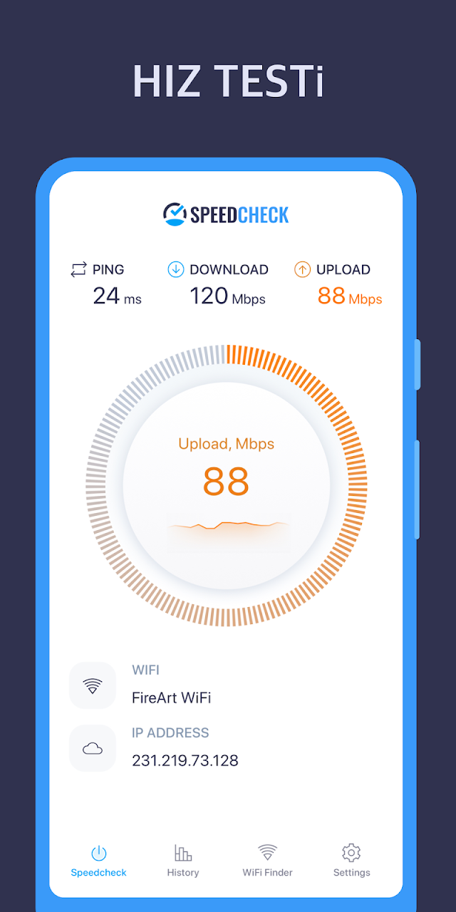 SPEEDCHECK Hız Testi SpeedTest Resimleri