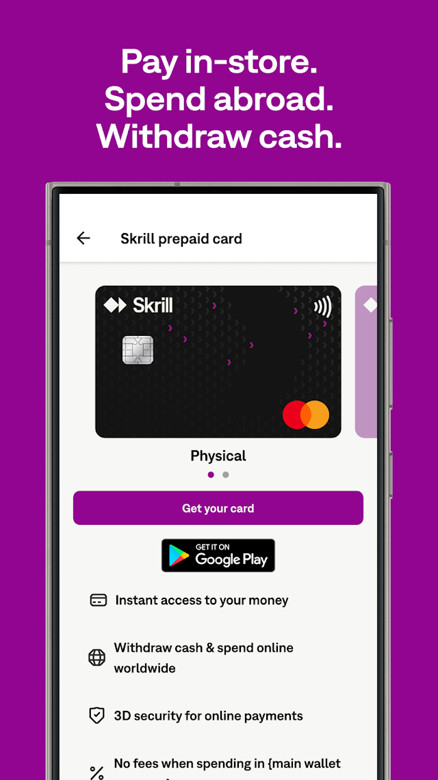 Skrill - Pay & Send Money Resimleri