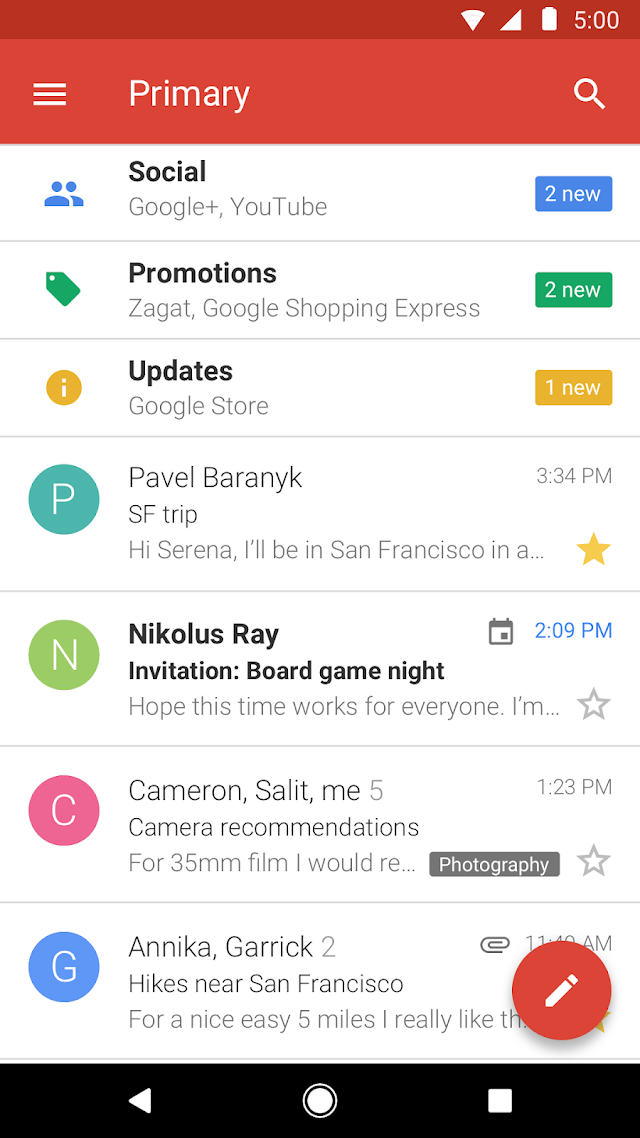Gmail Go Resimleri