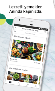 Uber Eats: ehirii Yemek Teslimat Resimleri