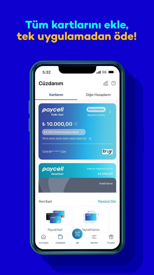 Paycell – Cüzdan, Ödeme, Kart Resimleri