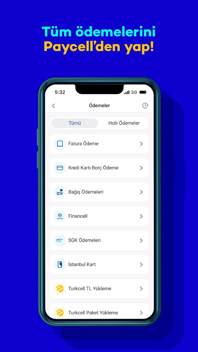 Paycell – Cüzdan, Ödeme, Kart Resimleri