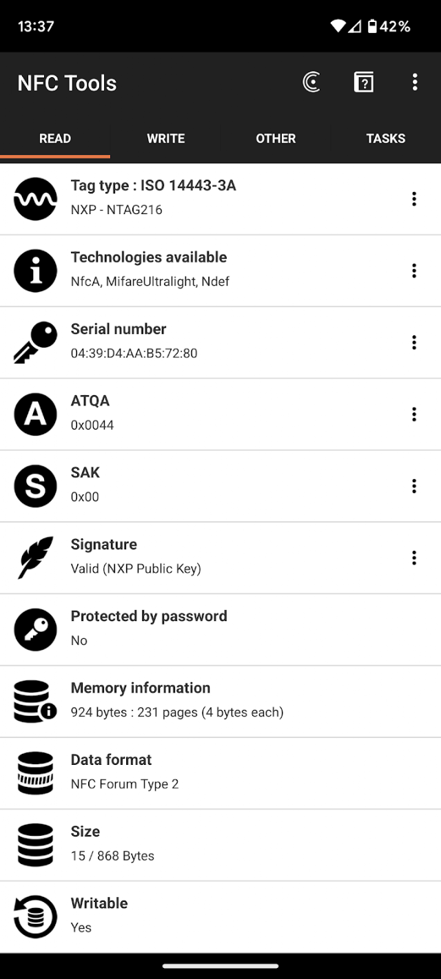 NFC Tools Resimleri