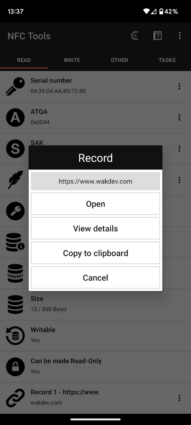 NFC Tools Resimleri