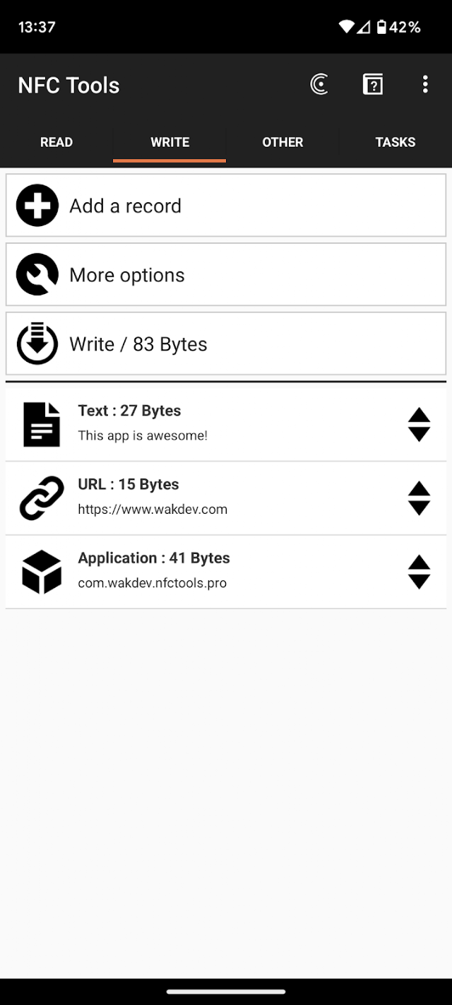 NFC Tools Resimleri