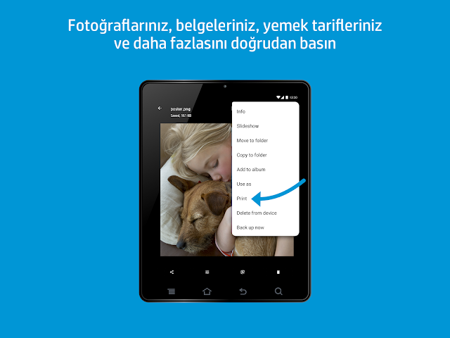 HP Yazdırma Hizmeti Eklentisi Resimleri