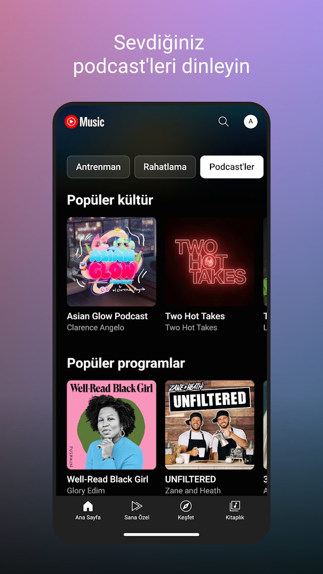 YouTube Müzik Uygulaması Resimleri