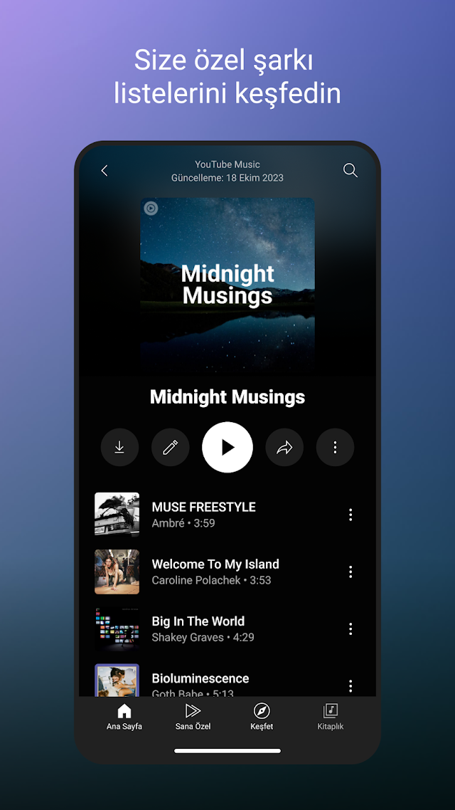 YouTube Müzik Uygulaması Resimleri