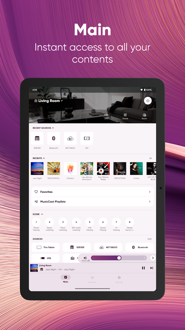 MusicCast Controller Resimleri