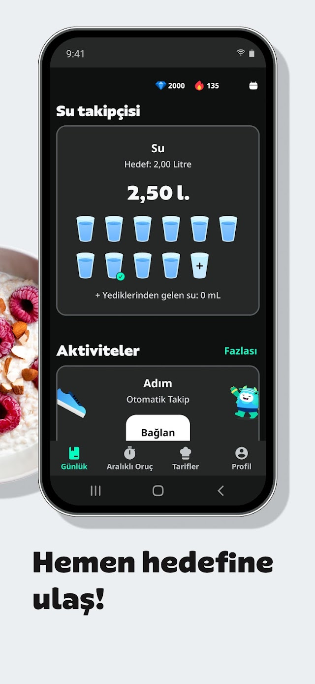 Kalori Sayacı ve Diyet Günlüğü Resimleri