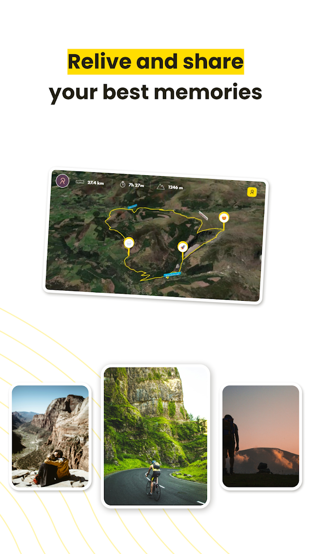 Relive: Run, Ride, Hike & more Resimleri
