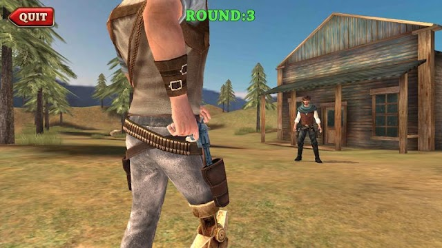 Batı silahşör West Gunfighter Resimleri