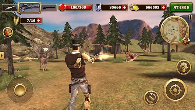Batı silahşör West Gunfighter Resimleri