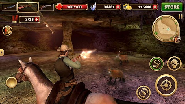 Batı silahşör West Gunfighter Resimleri