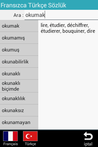 Frans�zca T�rk�e S�zl�k Resimleri