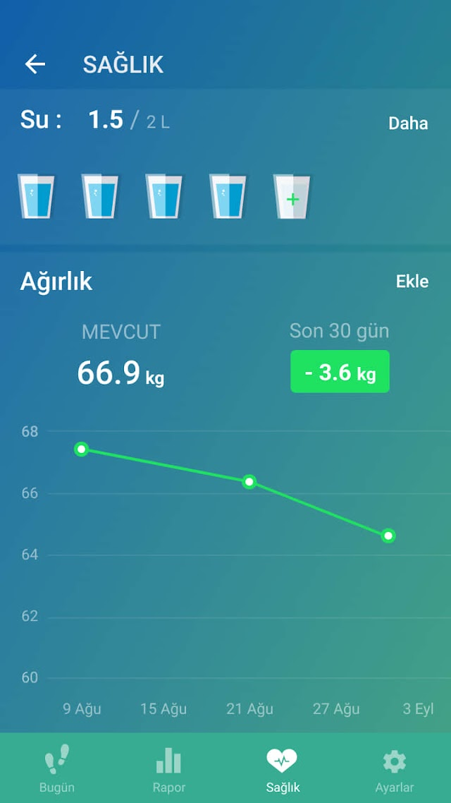 Adım Sayar - Pedometre ,Mstep Resimleri