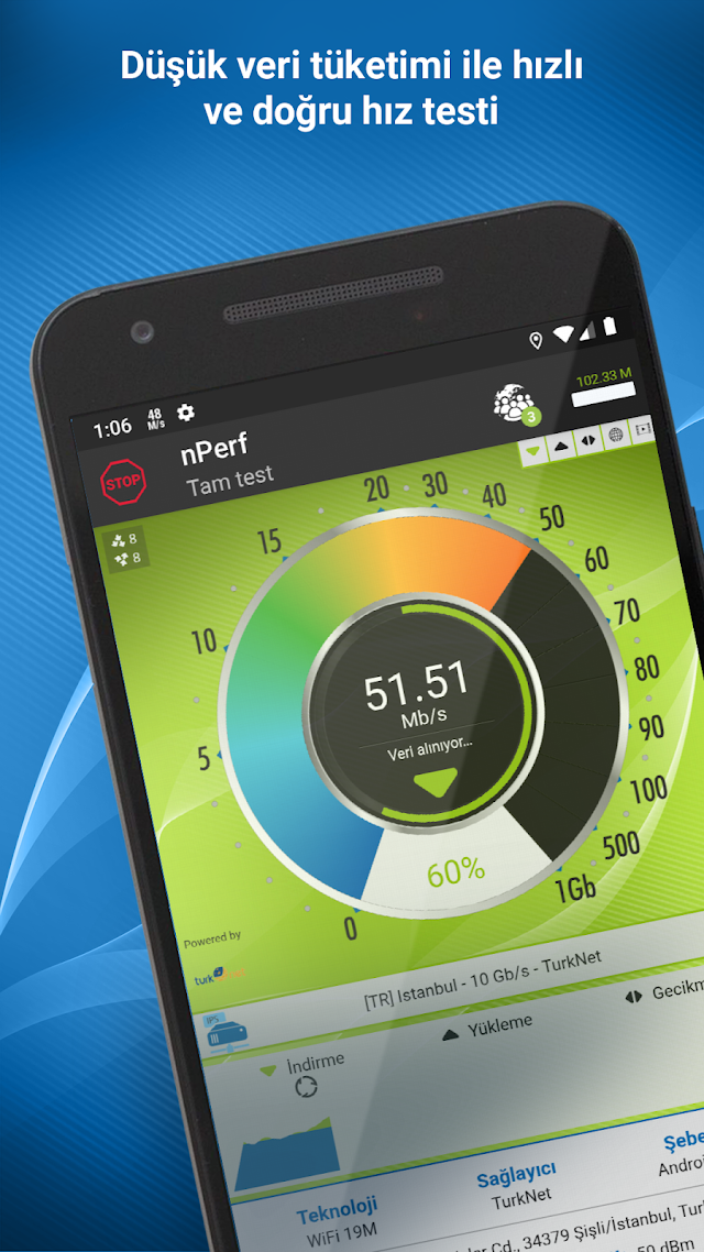 Hız testi 4G 5G WiFi Resimleri