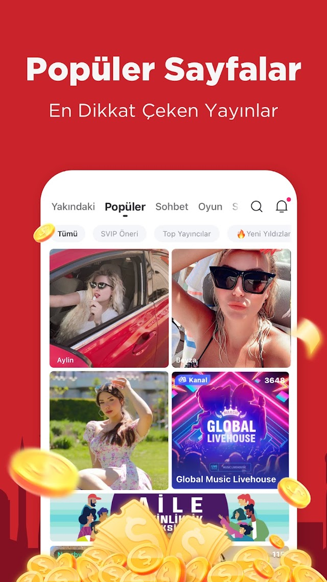 Bigo Live -Canlı Yayın, Sohbet Resimleri