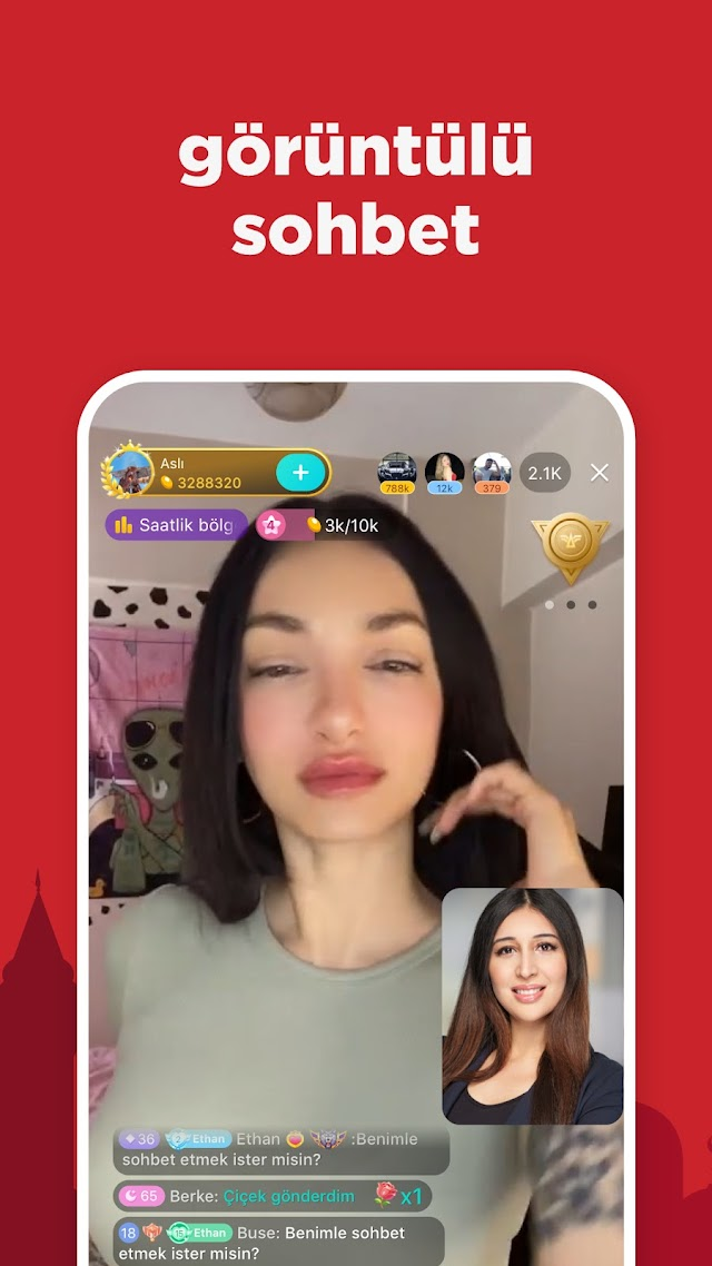 Bigo Live -Canlı Yayın, Sohbet Resimleri