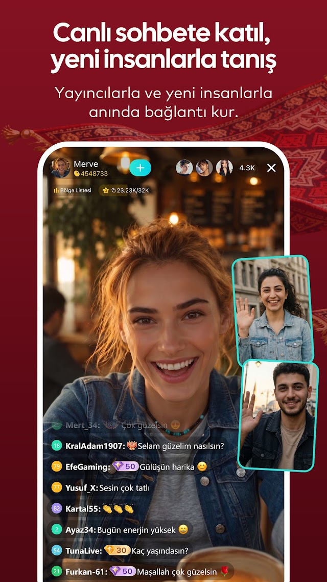 Bigo Live -Canl� Yay�n, Sohbet Resimleri