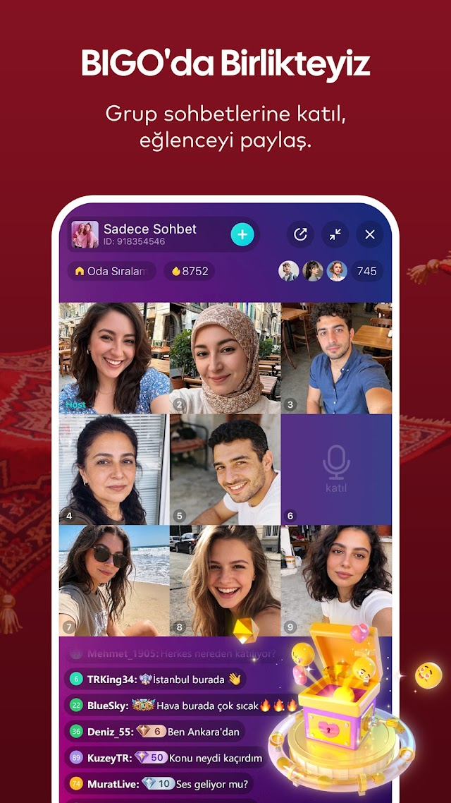 Bigo Live -Canl� Yay�n, Sohbet Resimleri