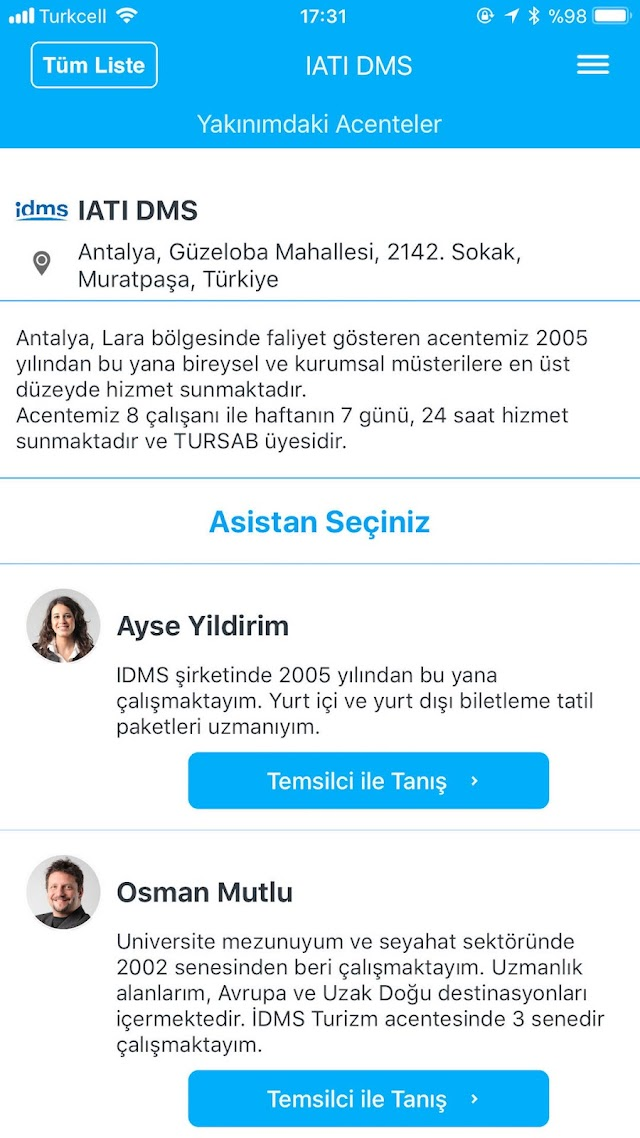 IATI Seyahat Asistanı Resimleri