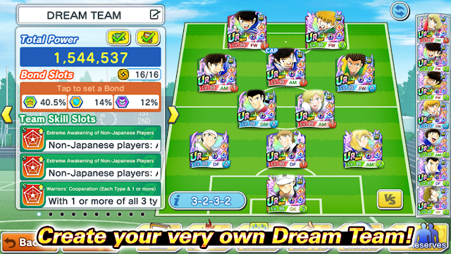 Captain Tsubasa: Dream Team Resimleri
